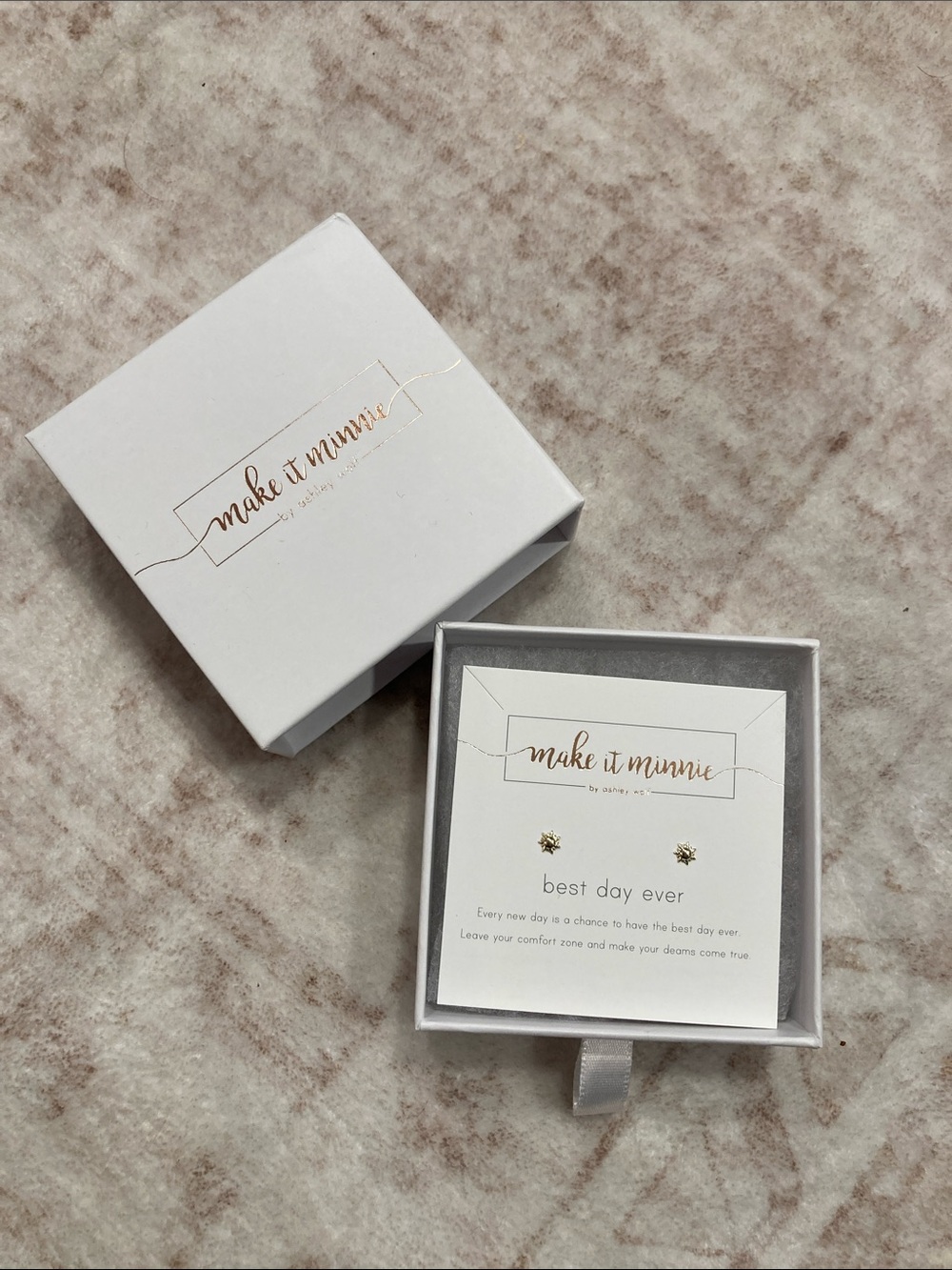 Make It Minnie Best Day Ever Micro Stud Earrings
